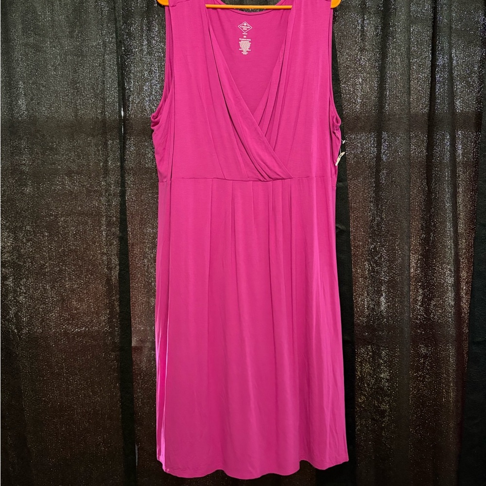 St. John's Bay Purple midi dress